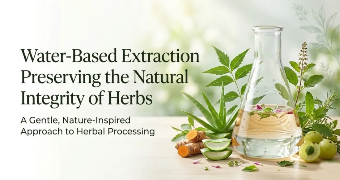 Water-Based Extraction: A Natural Approach to Herbal Processing