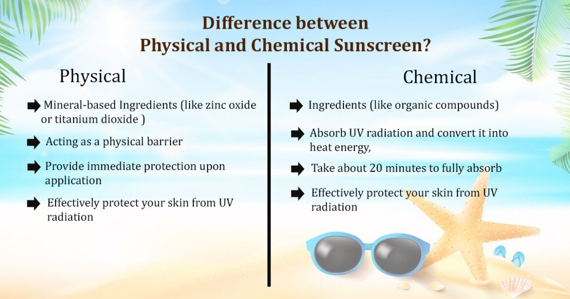 What is the difference between physical and chemical sunscreen? Bello